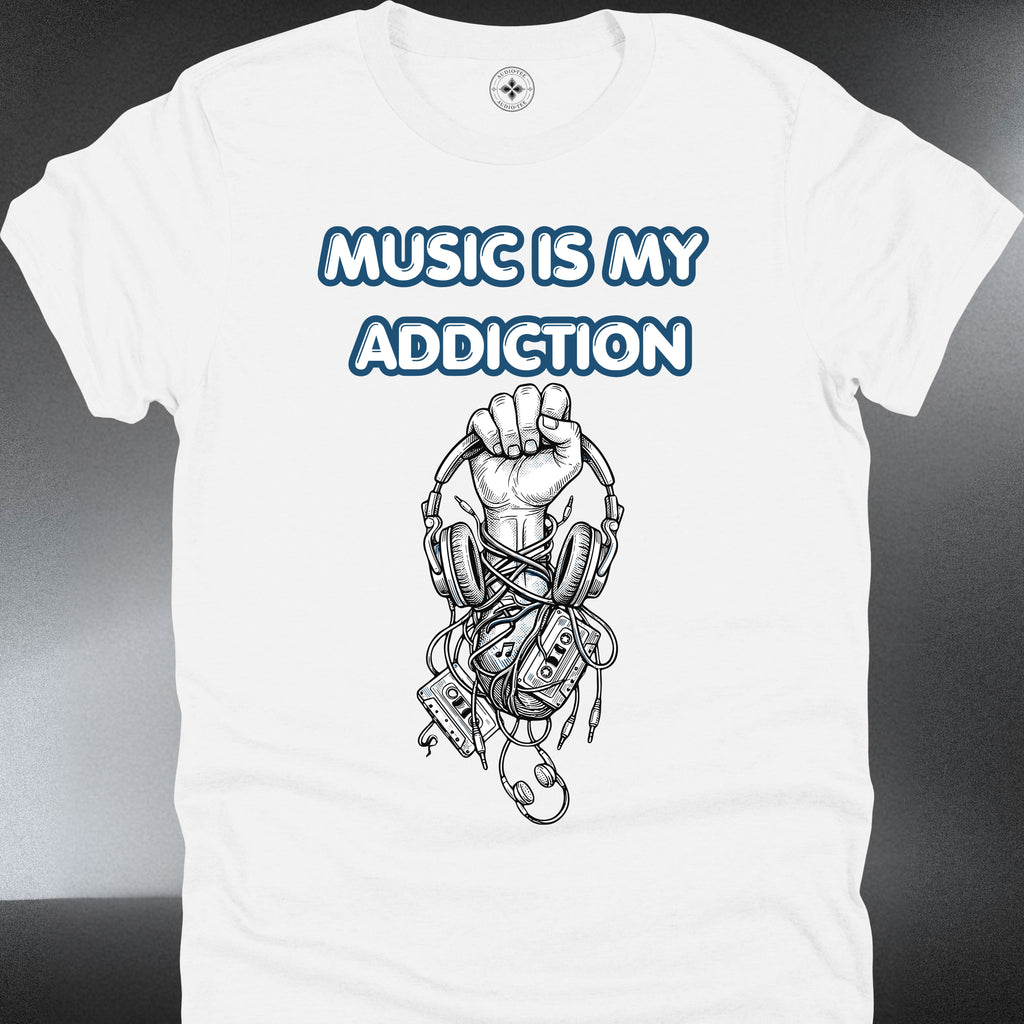 Music Is My Addiction — Graphic Band Tee for Music Lovers (#191)