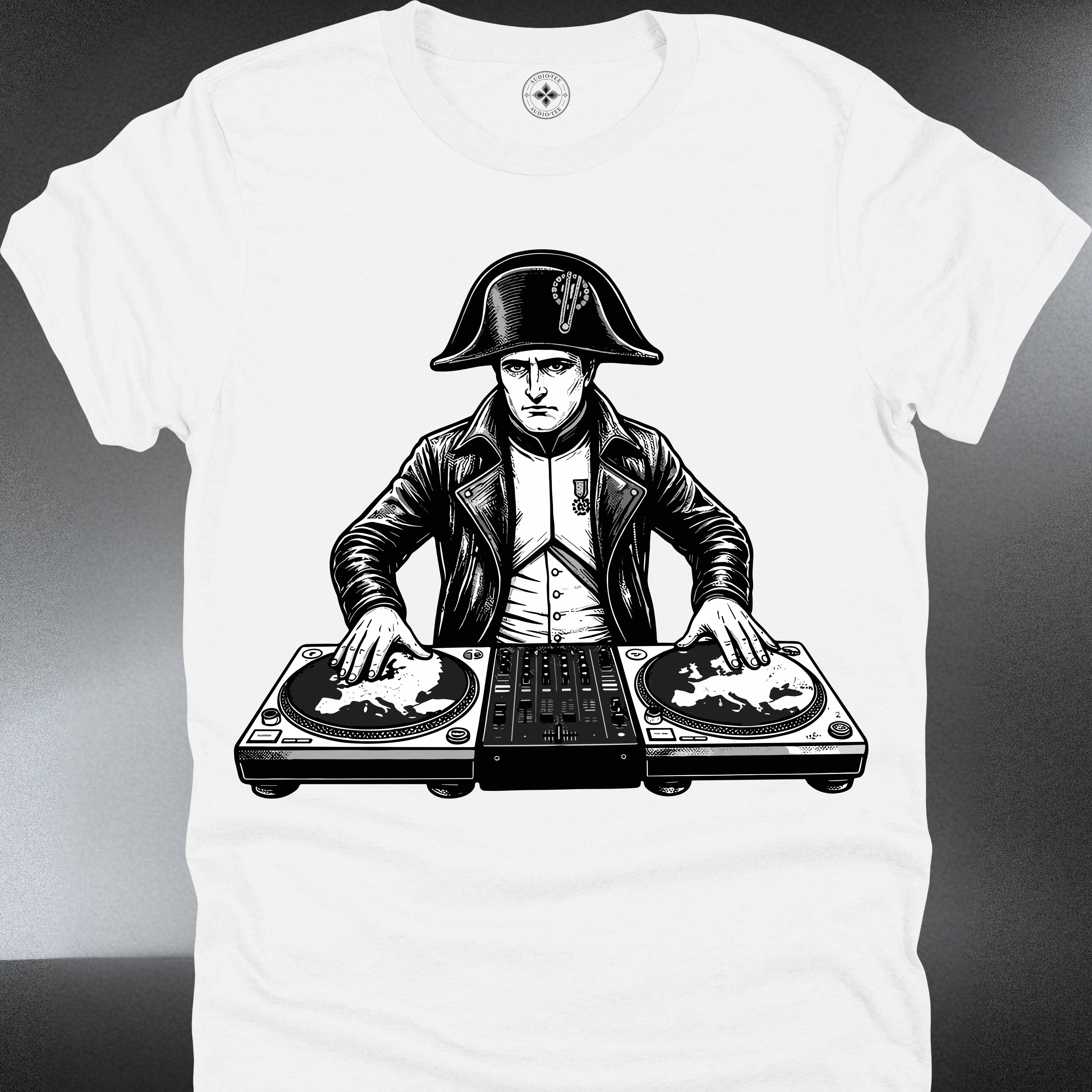 Napoleon DJ  — Vintage Napoleon Mixing Turntables Tee (#201)