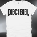 Decibel Graphic  — Bold Distressed "DECIBEL" Band (#233)