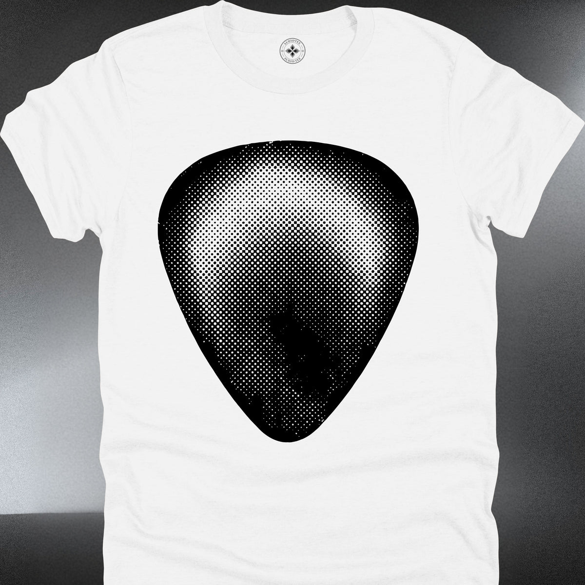 Guitar Pick Halftone T-Shirt — Retro Music (#249)