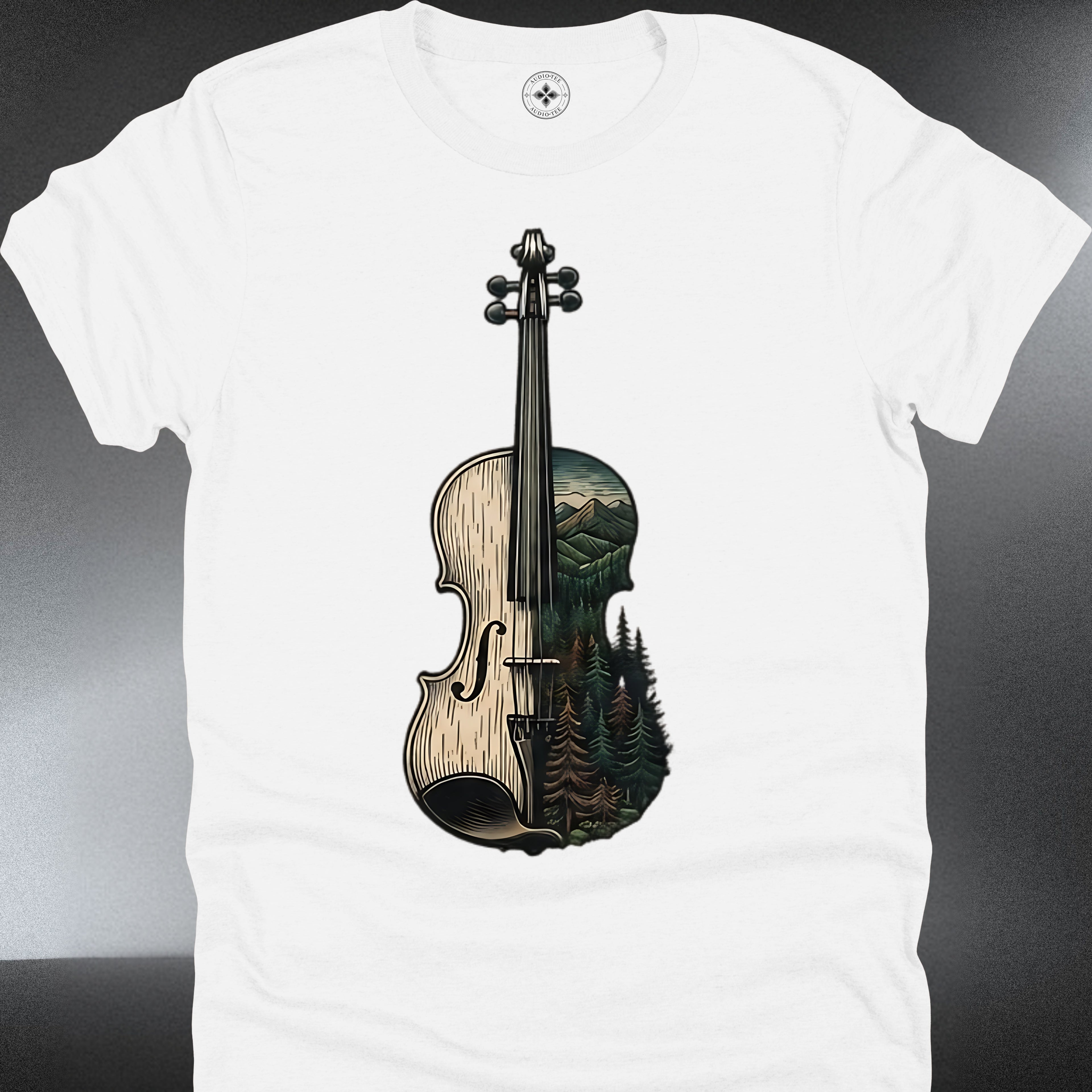 Vintage Woodgrain Fiddle Design (#254)