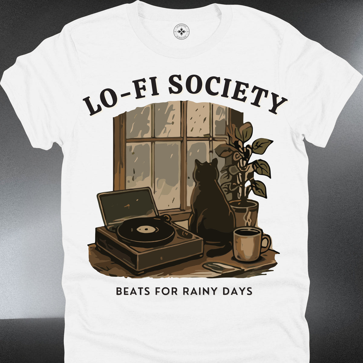 Lo‑Fi Society  — Cozy Rainy Day Beats Graphic (#285)